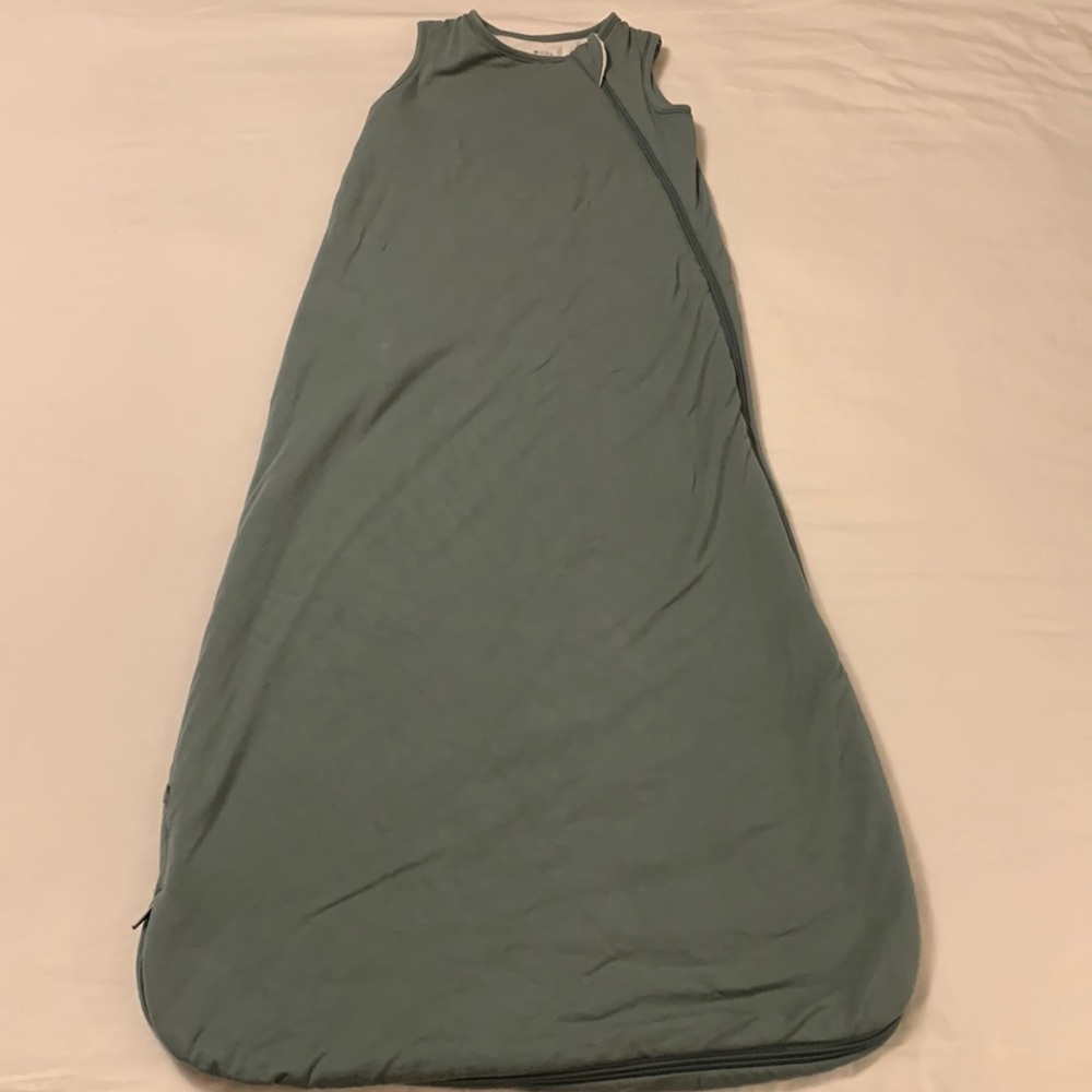 Kyte BABY sleeveless 2-way zipper sleep bag 18-36 mo in Pine color 1.0 Tog